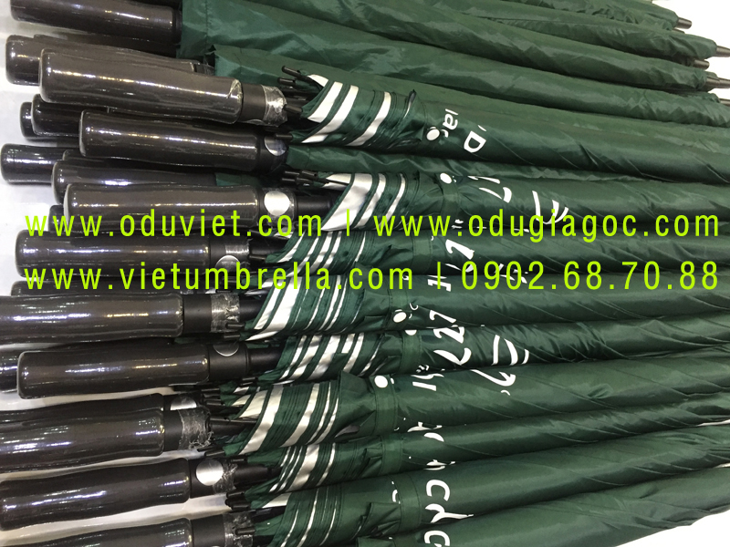 xưởng sản xuất ô dù cầm tay in logo quảng cáo